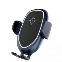 2020 new car wireless charging CC with small built-in fan mobile phone bracket wireless quick charging