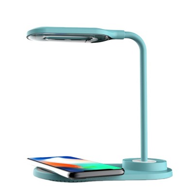 10W Touch Control LED Desktop Lamp Adjustable light Wireless Charging for phone Desk LED Lamp with Wireless Charger