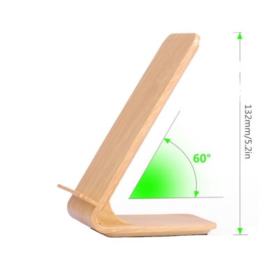 New Design Wholesale Detachable Universal  Wireless Wooden Charger Stand